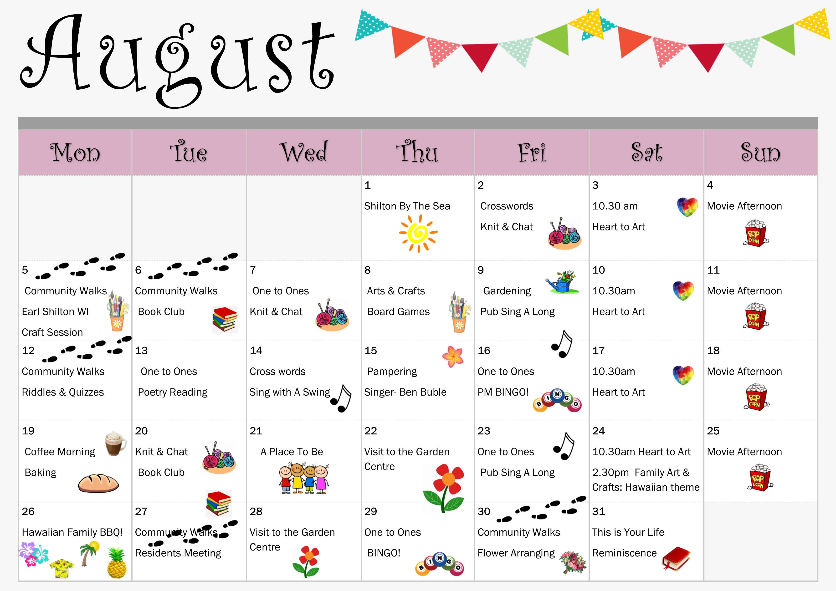 Activities In August